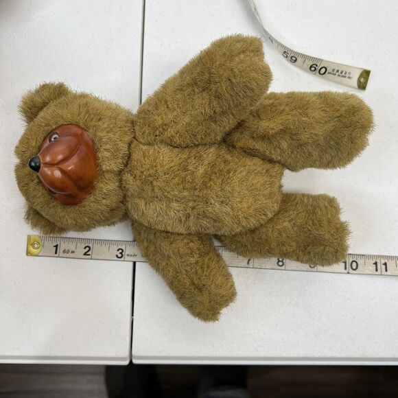 Robert Raikes 9” 5453 Jamie Brown Teddy Bear Applause Carved Wood Face Jointed - Picture 10 of 10